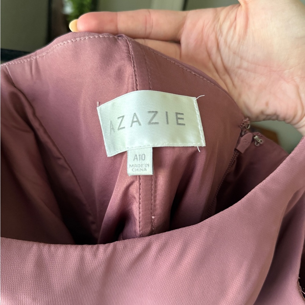 Azazie Dusty Rose Gown